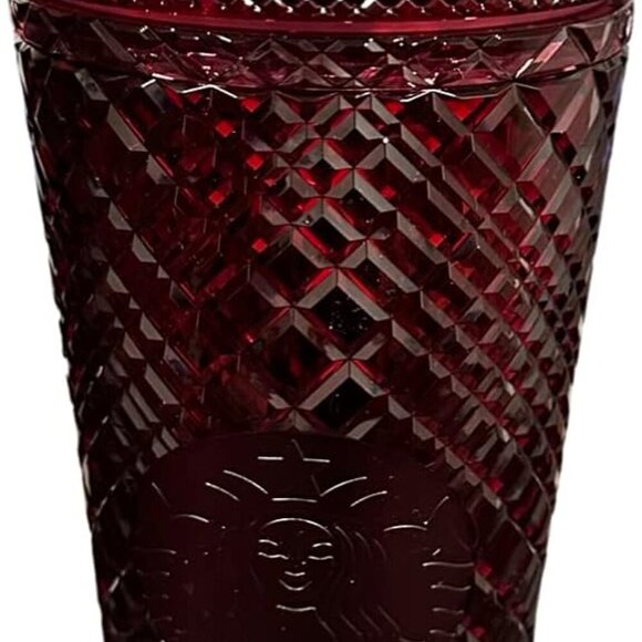 Starbucks Red/Burgandy Jewel Holiday 24 oz tumbler - Picture 5 of 5